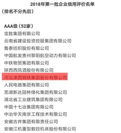 津西集團榮獲AAA級信譽企業稱號，樹立行業信用標桿